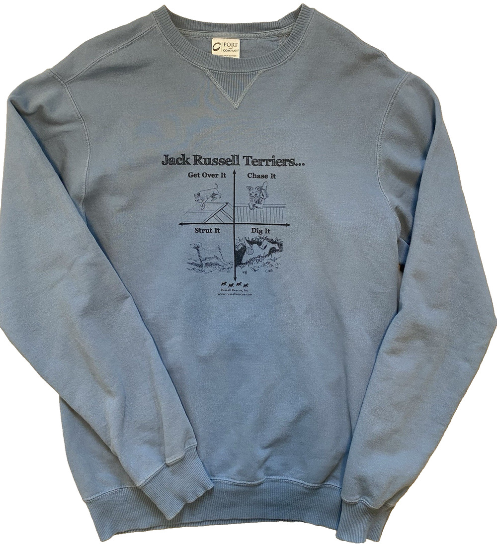 Port & Company Adult Small Dog Sweater Jack Russell Terrier Cozy Long Sleeve